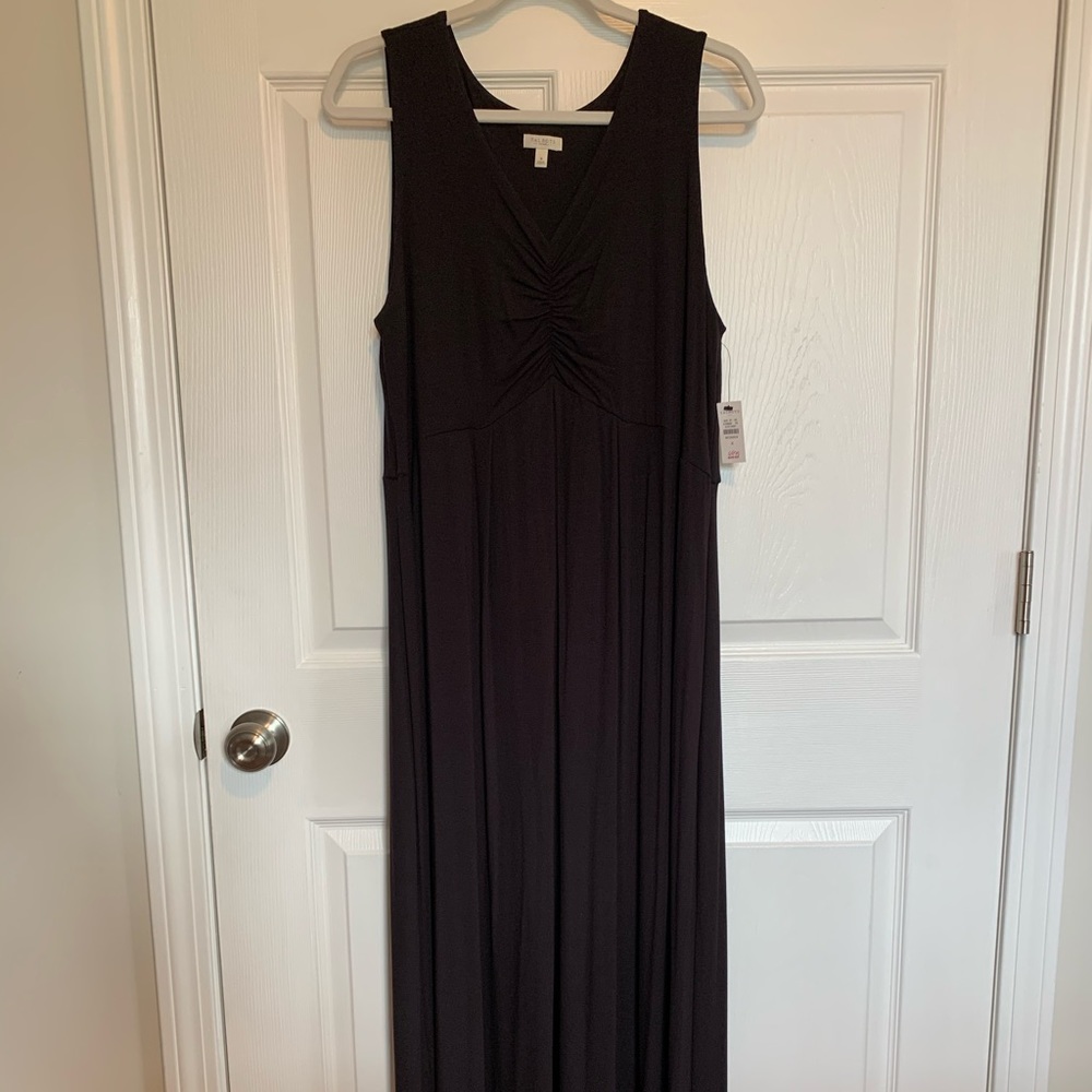 Talbots black Maxi dress.